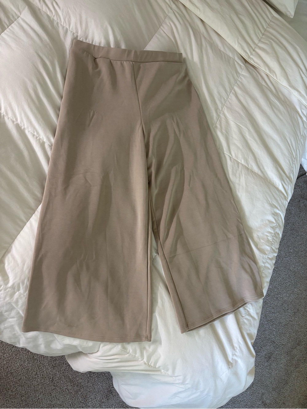BECASA NWT Wide Leg Women's Pants in Taupe